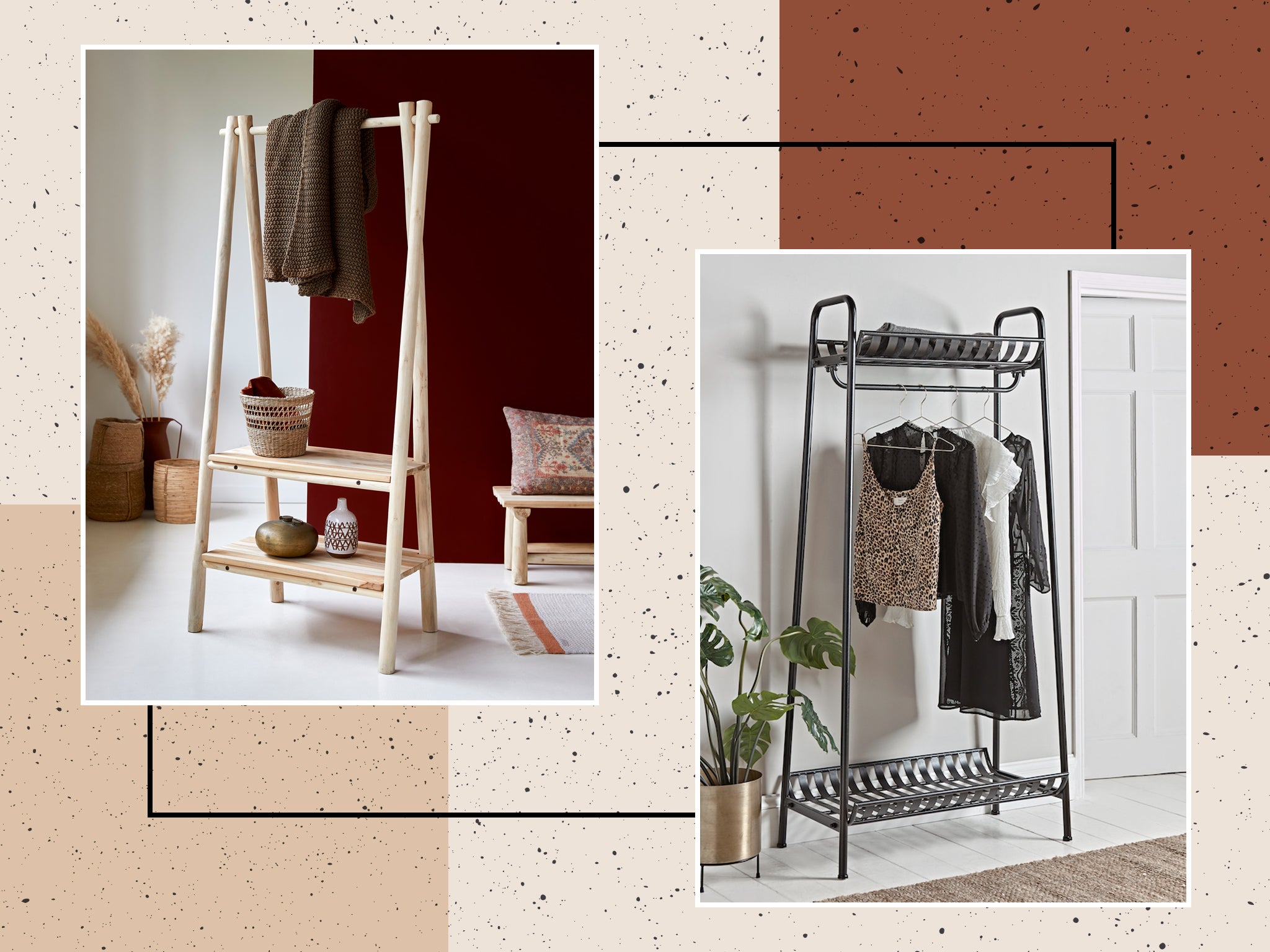 Best clothes rail 2021 Freestanding or wheeled options with shelves